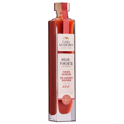 Molho de Pimenta - Pimenta Calabresa com Cabernet Sauvignon - 50ml