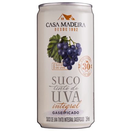 Suco de Uva Tinto Gaseificado Lata